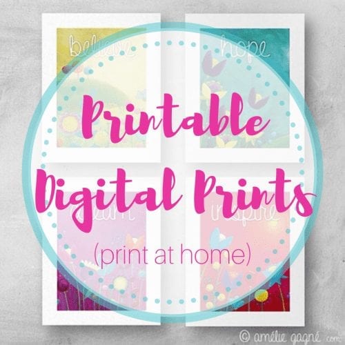 Printable Prints (downloads)