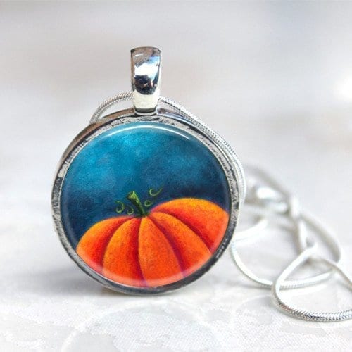 Pumpkin necklace