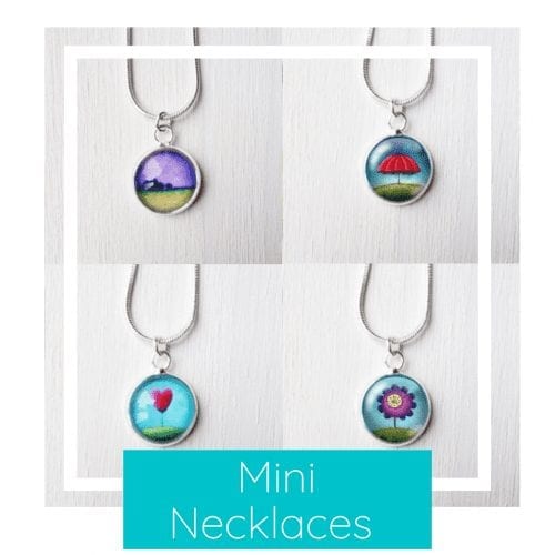 mini necklaces (12mm)