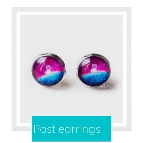 post earrings
